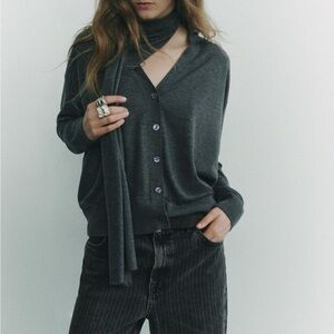 NWT Zara scarf cardigan